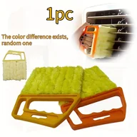 Inne - TEMU KITEOAGE Mikrofibrowa Szczotka do Czyszczenia Okien - Superchłonna, Bezpyląca, Bezsztorcza Gładź dla Żaluzji i Okien, Pomarańczowy Uchwyt z - miniaturka - grafika 1