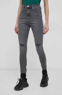 Spodnie damskie - Tommy Jeans Jeansy damskie high waist - grafika 1