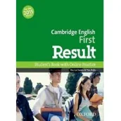 Książki do nauki języka angielskiego - Davies Paul A, Falla Tim Cambridge english first result student's book with online practice - mamy na stanie, wyślemy natychmiast - miniaturka - grafika 1