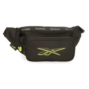 Reebok Berlin Torba biodrowa Czarny 35x13x5 cm Poliester by Joumma Bags, Czarny (Black), Talla única, regulowana kosmetyczka dwukomorowa - Torebki damskie - miniaturka - grafika 1