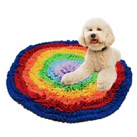 Zabawki dla psów - ZABAWKA EDUKACYJNA DLA PSA MATA WĘCHOWA SPOWALNIAJĄCA PODUSZKA KOŁO 35CM - miniaturka - grafika 1