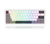 Klawiatury - Redragon Draconic V2 K730WGP-RGB-PRO Biało-szary - miniaturka - grafika 1