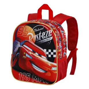 Auta 3 Bumper -Mały Plecak 3D, Czerwony, 26 x 31 cm, Pojemność 8,5 L - Plecaki - miniaturka - grafika 1