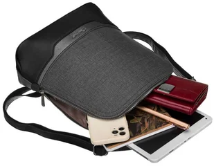 Stylowy plecak damski o ciekawej, melanżowej fakturze — David Jones - Plecaki - miniaturka - grafika 8