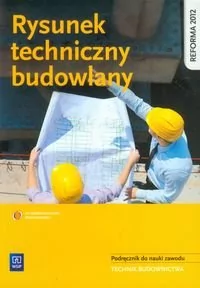 WSiP Rysunek techniczny budowlany Podręcznik do nauki zawodu - Tadeusz Maj - Podręczniki dla liceum - miniaturka - grafika 1