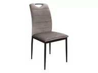 Krzesła - Krzesło tapicerowane RIP VELVET szare - miniaturka - grafika 1