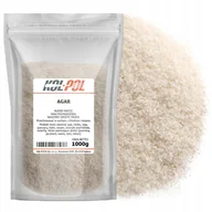 Dodatki do ciast w proszku - AGAR 1kg Naturalna żelatyna zagęstnik z alg roślinny wysoka jakość Kol-Pol - miniaturka - grafika 1