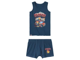 LEGO Zestaw bielizny dziecięcej (podkoszulka + majtki/bokserki) (122/128, City/ciemnoniebieski) - Majtki dla dzieci - miniaturka - grafika 1