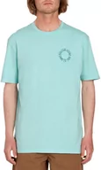 Koszulki męskie - t-shirt męski VOLCOM CIRCLE EMB TEE Bottle Green - miniaturka - grafika 1