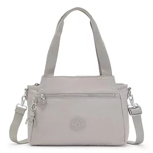 Kipling Elysia Średnia Torba na Ramię, z Odpinanym Paskiem na Ramię, 29.5 x 23 x 12.5, Grey Gris, Grey - Torebki damskie - miniaturka - grafika 1