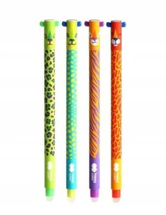 GDD Długopis usuwalny Uszaki Wild niebieski (12szt) - GDD - Długopisy - miniaturka - grafika 1