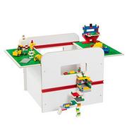 Półki i regały dla dzieci - Worldsapart Worldsapart Pojemnik drewniany na zabawki Room 2 Build - kompatybilny z klockami Lego - miniaturka - grafika 1