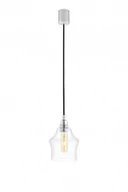 Lampy sufitowe - Kaspa Longis II lampa wisząca 1-punktowa (przewód Czarny) 10134109 - miniaturka - grafika 1