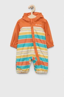 Kombinezony dla dzieci - Columbia kombinezon niemowlęcy Critter Jitters II Rain Suit kolor pomarańczowy - grafika 1