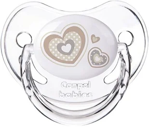 Canpol babies Canpol Smoczek anatomiczny smoczek, silikon, 6-18 NEWBORN BABY - biały 302 - Smoczki uspokajające - miniaturka - grafika 2