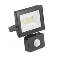 Lampy ogrodowe - Naświetlacz LED G-TECH 10W 6400K z czujnikiem - miniaturka - grafika 1