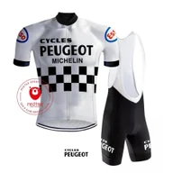 Koszulki rowerowe - Camisola de ciclismo Racing Peugeot Branco - RedTed - miniaturka - grafika 1