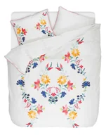 Pościel - Ozdobna pościel z satyny bawełnianej w kwiaty, poszewki dekoracyjne, pościel dwustronna, pościel w kwiaty, Esprit - miniaturka - grafika 1
