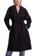 Płaszcze damskie - VERO MODA Vmfortune Long Jacket Ga Noos płaszcz, czarny, M - miniaturka - grafika 1