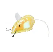 Zabawki dla kotów - Trixie Myszka błyszcząca, zabawka, dla kota, materiał, 7cm, z kocimiętką - miniaturka - grafika 1