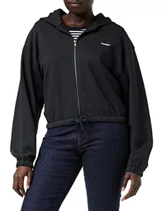 Wrangler Damska bluza z kapturem z kapturem, Faded Black, XL, Faded Black, XL - Bluzy damskie - miniaturka - grafika 1