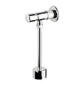 Spłuczki - Sanela Akcesoria - Samozamykająca spłuczka do pisuaru, z przyłączem, chrom SLT 150P - miniaturka - grafika 1