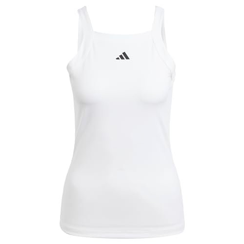 adidas Kobiety AEROREADY Train Essentials Minimal Branding Tank Top, White/Black, XXS