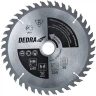 Materiały ścierne - Dedra Tarcza do cięcia drewna H40080 HM - miniaturka - grafika 1