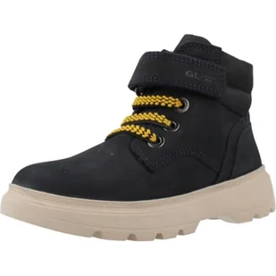 Geox B KIDDARTAH BOY B Botki, granatowe/czarne, 6 UK dziecko, Granatowy czarny, 6 UK Child - Botki damskie - miniaturka - grafika 1