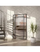 Lustra - Lustro loft ze szprosami GABRIELA BIS- kolor ramy do wyboru, Lustra ze szprosami: 60x120 - miniaturka - grafika 1