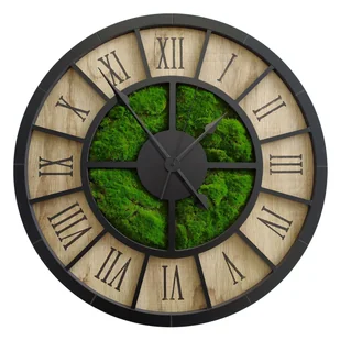 Zegar ścienny Ben Green Clock śr. 57 cm - Zegary - miniaturka - grafika 1