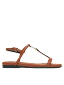 Sandały damskie - Patrizia Pepe Sandały 8X0025/L048-B815 Brązowy - miniaturka - grafika 1