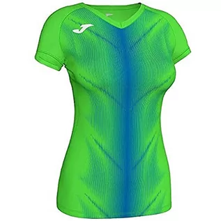 Koszulki dla dziewczynek - Joma Joma Dziewczęce t-shirty Olimpia Fluorgrün-royal XXS 900933.027.2XS - grafika 1