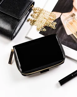 Lumarko Mały Skórzany Portfel Damski Czerwony ! - Portfele - miniaturka - grafika 5