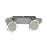 Lampy sufitowe - Italux ALESSIO LED HP-503AC-02-998B CH Reflektorek podwójny - miniaturka - grafika 1
