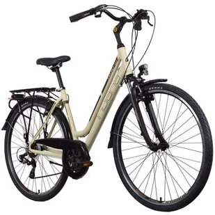 Indiana Rower trekkingowy X-Road 1.0 D17 28 cali damski Kremowy Raty 21ME521C - Rowery - miniaturka - grafika 1