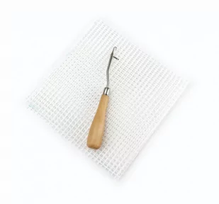 Kanwa do tech Latch hook 300x300 mm - Pasmanteria - miniaturka - grafika 1