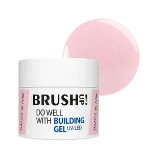 Brushup Do Well With Building żel budujący do paznokci Dazzle in Pink 12g - Żele do paznokci - miniaturka - grafika 1