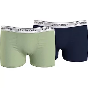 Calvin Klein Kostium kąpielowy dla dzieci i młodzieży, Dustylime/Navyiris, 12-14 anni - Stroje kąpielowe - miniaturka - grafika 1
