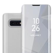 Etui i futerały do telefonów - Pokrowiec Do Samsung Galaxy S10e w Etui SREBRNY AGAT  Case Cover Obudowa Ochronny Cadorabo - miniaturka - grafika 1