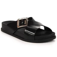 Klapki i japonki damskie - Klapki plażowe meliski Zaxy JJ285055 czarne - miniaturka - grafika 1