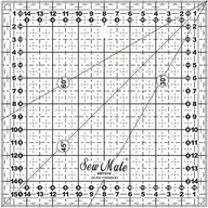 Akcesoria i części do maszyn do szycia - Donwei Linijka do patchworku i quiltingu 160x160mm M1616 BK - miniaturka - grafika 1