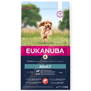 Eukanuba Adult Small & Medium Salmon 2,5 kg - Sucha karma dla psów - miniaturka - grafika 1