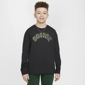 Swetry męskie - T-shirt z długim rękawem dla dużych dzieci (chłopców) Max90 Nike NBA Boston Celtics City Edition 2023/24 - Czerń - miniaturka - grafika 1