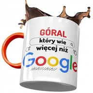 Kubki - Kubek Pomarańczowy dla Górala Który Wie Więcej z Nadrukiem ze Zdjęciem + Opakowanie na prezent (wzór 02) - miniaturka - grafika 1