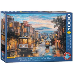 Eurographics San Francisco Cable Car Heaven 1000pc Puzzle (Other) - Puzzle - miniaturka - grafika 1