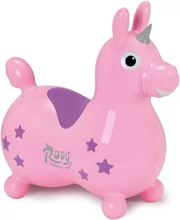 Gumowy Skoczek Dla Dzieci Jednorożec Rody - Różowy - Skoczki dla dzieci - miniaturka - grafika 1