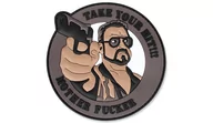 Odzież taktyczna i umundurowanie - 101 Inc. - Naszywka 3D - Take Your Hit!!! - Brązowy - miniaturka - grafika 1