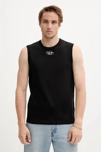 Diesel t-shirt bawełniany T-BISCO kolor czarny A15372.0CLBR - Koszulki męskie - miniaturka - grafika 1