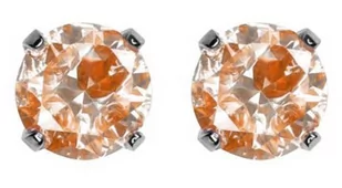 Kolczyki cubic zirconia neon red w pazurkach srebrne system 75 7592 0163 - Piercing - miniaturka - grafika 1
